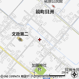 熊本県八代市鏡町貝洲845周辺の地図