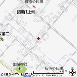 熊本県八代市鏡町貝洲854周辺の地図