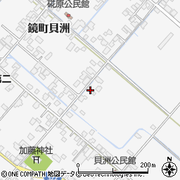 熊本県八代市鏡町貝洲639周辺の地図
