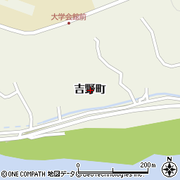 宮崎県延岡市吉野町周辺の地図