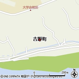 宮崎県延岡市吉野町周辺の地図