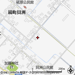熊本県八代市鏡町貝洲637周辺の地図