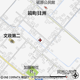 熊本県八代市鏡町貝洲848周辺の地図