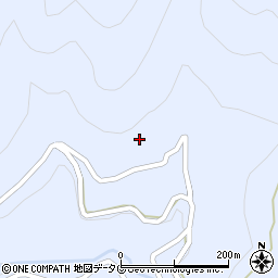 宮崎県諸塚村（東臼杵郡）七ツ山（本村）周辺の地図