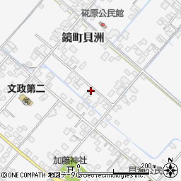 熊本県八代市鏡町貝洲851周辺の地図