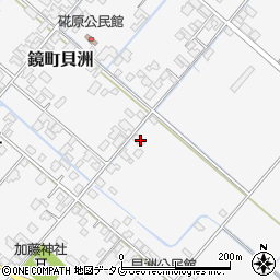 熊本県八代市鏡町貝洲636周辺の地図