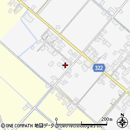 熊本県八代市鏡町貝洲1224周辺の地図