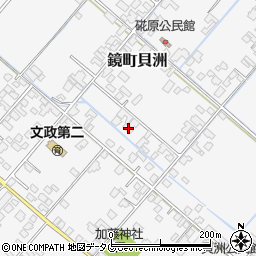 熊本県八代市鏡町貝洲843周辺の地図