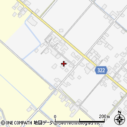 熊本県八代市鏡町貝洲1223周辺の地図