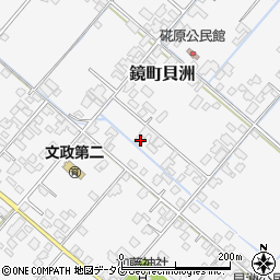 熊本県八代市鏡町貝洲842周辺の地図