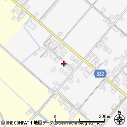 熊本県八代市鏡町貝洲1225周辺の地図