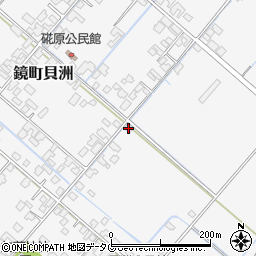 熊本県八代市鏡町貝洲629周辺の地図