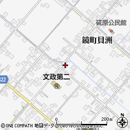 熊本県八代市鏡町貝洲834周辺の地図