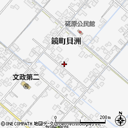 熊本県八代市鏡町貝洲870周辺の地図