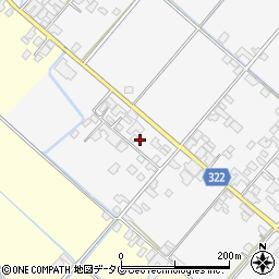熊本県八代市鏡町貝洲1226周辺の地図