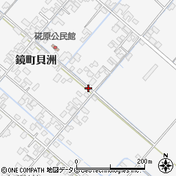 熊本県八代市鏡町貝洲864周辺の地図