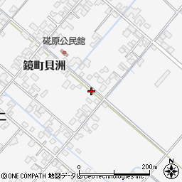 熊本県八代市鏡町貝洲865周辺の地図