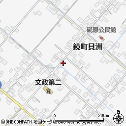 熊本県八代市鏡町貝洲836周辺の地図