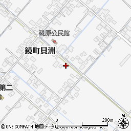 熊本県八代市鏡町貝洲862周辺の地図