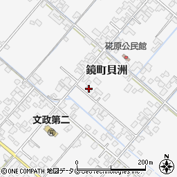 熊本県八代市鏡町貝洲874周辺の地図