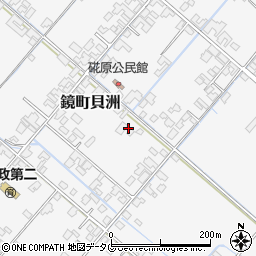 熊本県八代市鏡町貝洲866周辺の地図