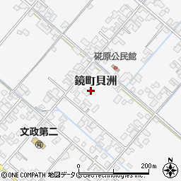 熊本県八代市鏡町貝洲880周辺の地図