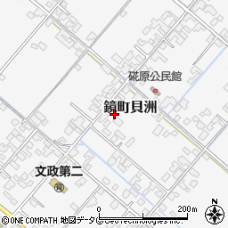 熊本県八代市鏡町貝洲877周辺の地図