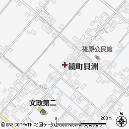 熊本県八代市鏡町貝洲1115周辺の地図