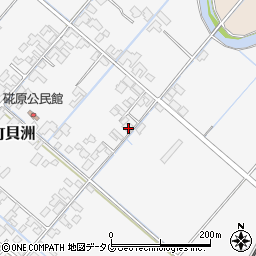 熊本県八代市鏡町貝洲932周辺の地図