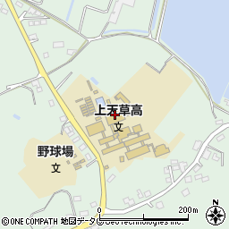 熊本県立　上天草高等学校周辺の地図