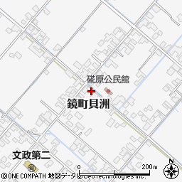 熊本県八代市鏡町貝洲885周辺の地図