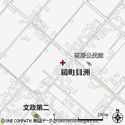 熊本県八代市鏡町貝洲1105周辺の地図