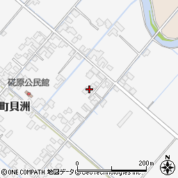 熊本県八代市鏡町貝洲936周辺の地図