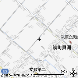 熊本県八代市鏡町貝洲1117周辺の地図