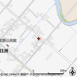熊本県八代市鏡町貝洲941周辺の地図