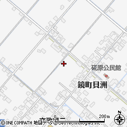 熊本県八代市鏡町貝洲1106周辺の地図