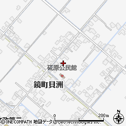 熊本県八代市鏡町貝洲895周辺の地図