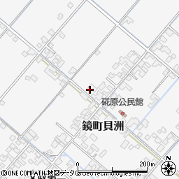熊本県八代市鏡町貝洲1098周辺の地図