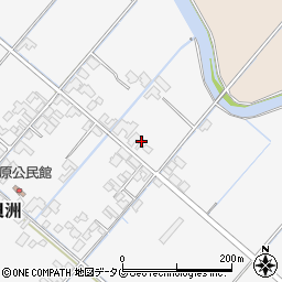 熊本県八代市鏡町貝洲952周辺の地図