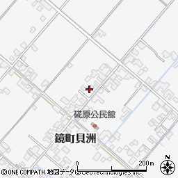 熊本県八代市鏡町貝洲1087周辺の地図