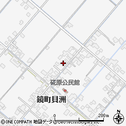 熊本県八代市鏡町貝洲1076周辺の地図