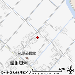 熊本県八代市鏡町貝洲906周辺の地図