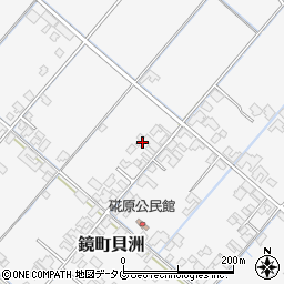 熊本県八代市鏡町貝洲1074周辺の地図