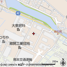 熊本流通運輸株式会社周辺の地図