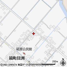 熊本県八代市鏡町貝洲907周辺の地図