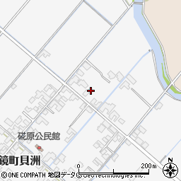 熊本県八代市鏡町貝洲963周辺の地図