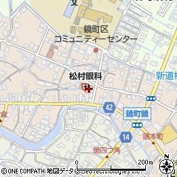 松村眼科医院周辺の地図