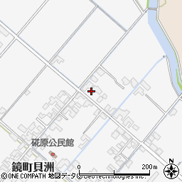 熊本県八代市鏡町貝洲964周辺の地図