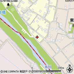 熊本県八代郡氷川町島地1438-1周辺の地図