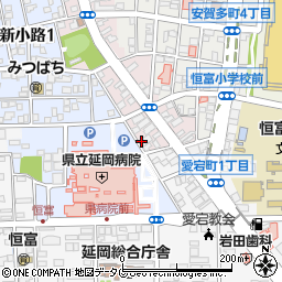 延岡市西臼杵郡薬剤師会（一般社団法人）周辺の地図